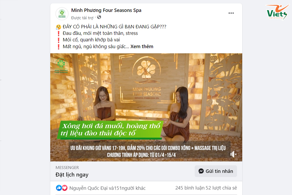 viết content quảng cáo facebook